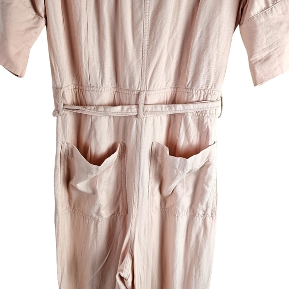 Madewell Topstitch Coverall Jumpsuit Bashfull Blush in 6 - Picture 5 of 10